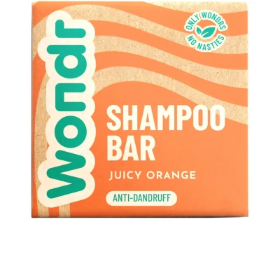 Afbeelding van WONDR Shampoo bar Juicy Orange Anti roos Verzorgend Sulfaatvrij 55g
