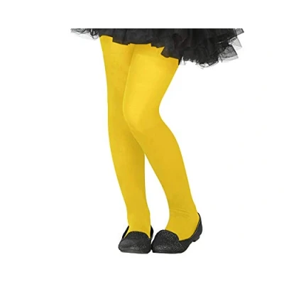 Afbeelding van Neon gele verkleed panty voor kinderen