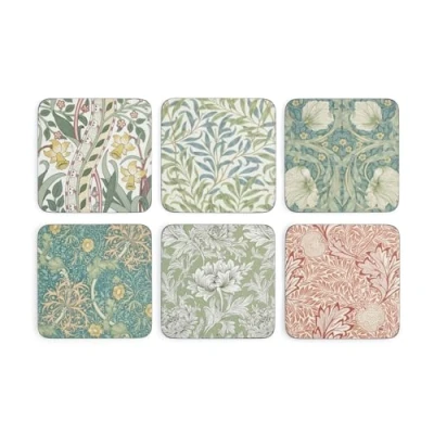 Afbeelding van Spode Morris &amp; Co X0010269174 onderzetters, meerkleurig, 10,5 cm x cm, 6 stuks