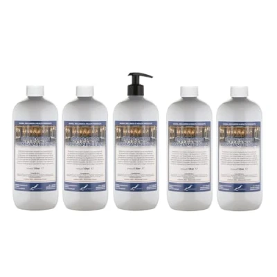 Afbeelding van Bodylotion Hammam Herbal 1 Liter met gratis pompje set van 5 stuks Voordeelverpakking