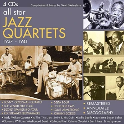 Afbeelding van Various Artists All Star Jazz Quartets 1927 1941 (4 CD)