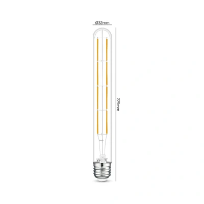 Afbeelding van Yphix E27 Led Filament Buislamp Atlas T32 4,5w 2700k Dimbaar LEDdirect.nl