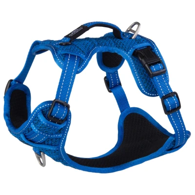 Afbeelding van Rogz Explore Tuig Gevoerd Blauw Hondenharnas 45 70 cm