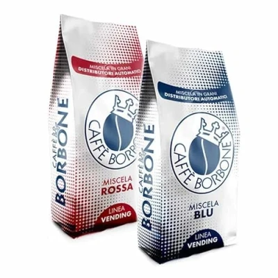 Afbeelding van Koffiebonen Caffè Borbone mix rood en blauw 500 g x 2