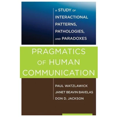 Afbeelding van Pragmatics Of Human Communication A St