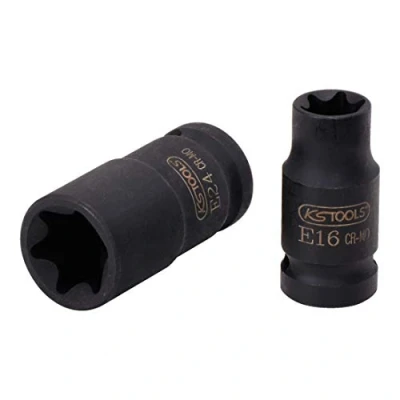 Afbeelding van KS Tools, Dopsleutel + dopmoer, 1/2&quot; stopcontact kort