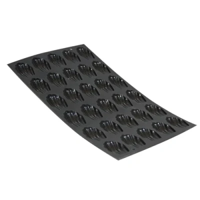 Afbeelding van DE BUYER 1994.01 moulflex zwart 30 mini madeleines s/pl