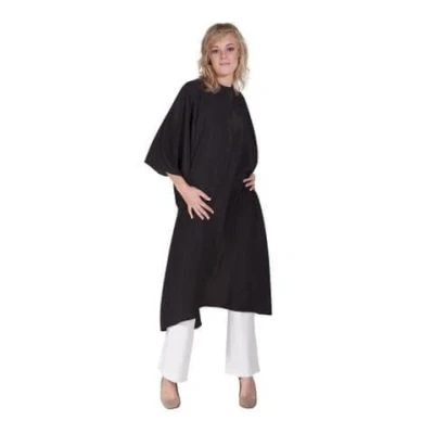 Afbeelding van Sinelco Flexi Kapmantel velcro zwart Haibu by Kapperskorting.com
