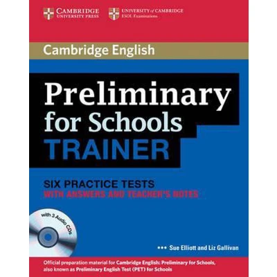 Afbeelding van Preliminary For Schools Trainer Six Practice Tests With Answ