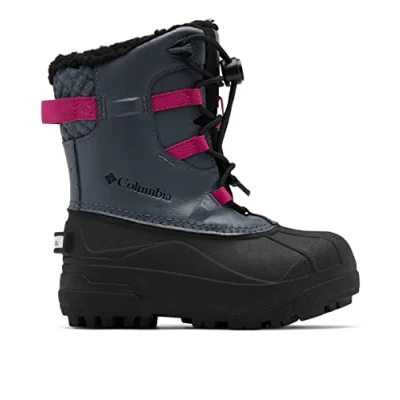 Afbeelding van Columbia Childrens Bugaboot Celsius Unisex Snowboardschoen voor kinderen, Maat: 30, Graphite/wild fushia Leer en textiel