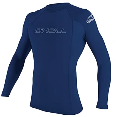Afbeelding van O&#039;Neill Skins Surfshirt Maat L Mannen navy wit