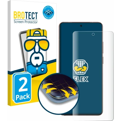 Afbeelding van BROTECT Screenprotector voor realme GT 7 Pro Folie Beschermfolie transparant volledig dekking (2 Stuks)