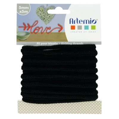 Afbeelding van KNITTING THREAD 5MMX5M BLACK