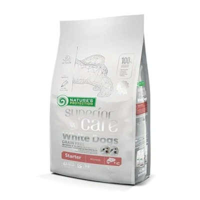 Afbeelding van Voer NATURE&#039;S PROTECTION Superior Care White Dogs Zalm 1,5 Kg