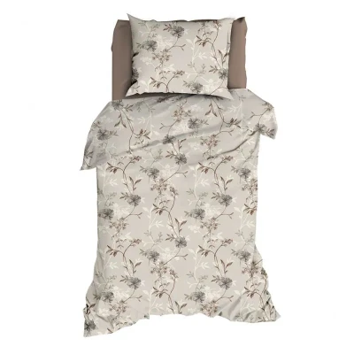 Afbeelding van Romanette Richelle Dekbedovertrek Eenpersoons 140x200/220 cm Beige