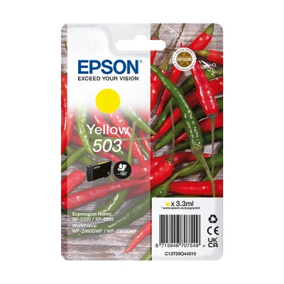 Image de Epson 503 3.3 ml jaune original blister cartouche d&#039;encre pour WorkForce WF 2960