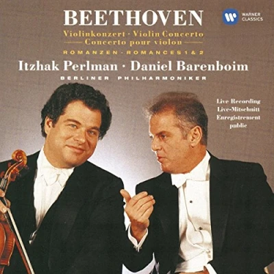 Afbeelding van Beethoven: Violin Concerto, Romances / Perlman, Barenboim