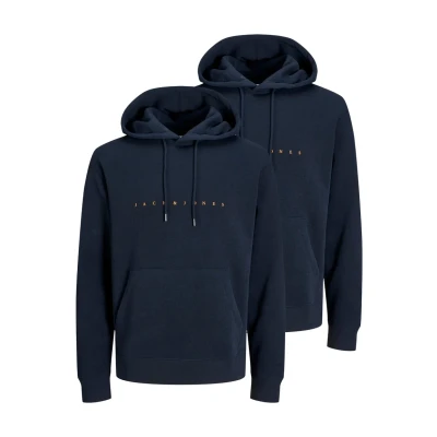 Afbeelding van Jack &amp; Jones Heren hoddie 2 pack Star