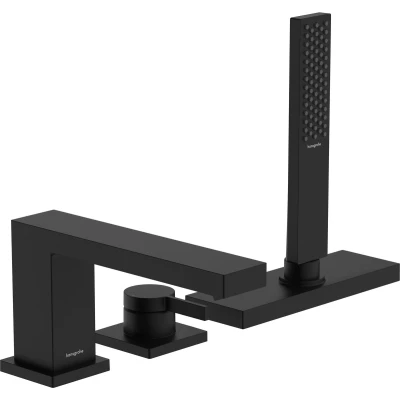 Afbeelding van Hansgrohe Tecturis E 3 gats 1 greeps badrandmengkraan met sBox Mat