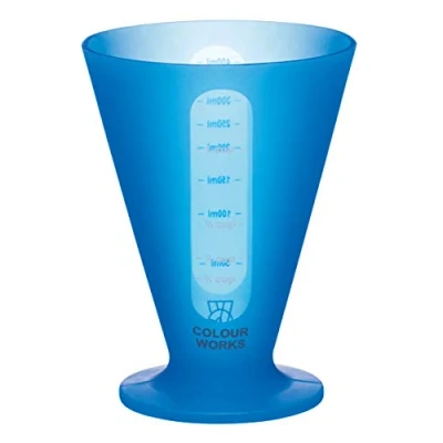 Afbeelding van Colourworks Maatbeker Brights 400 Ml Siliconen Blauw