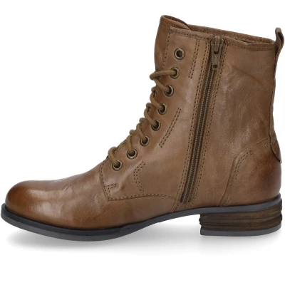 Afbeelding van Josef Seibel Sanja Veterboots, Dames, Maat: 40, Cognac Leer