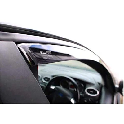Afbeelding van Zijwindschermen VW Polo (type 6R/6C) 5 deurs model v.a 2009 11 2017 set tbv 4 deuren, V + A ramen