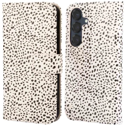 Afbeelding van imoshion Hoesje Geschikt voor Samsung Galaxy S25 Design Bookcase smartphone Desert Dots
