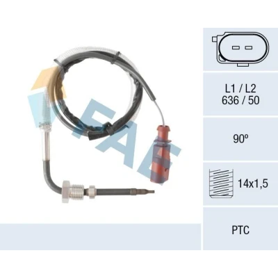 Afbeelding van FAE 68090 Sensoren voor roetfilter AUDI: A6 C6 Avant