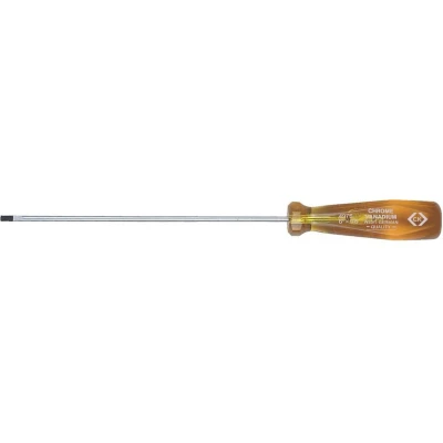 Afbeelding van C.K Elektronica Platte schroevendraaier Kopbreedte: 4 mm Koplengte: 250 DIN 5264, ISO 2380 2