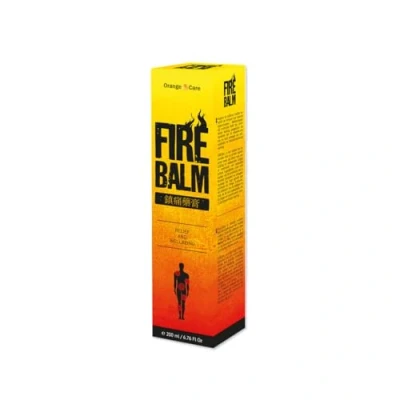 Afbeelding van Orange Care Fire balm (200ml), tijgerbalsem verlichting voor pijnlijke spieren pijnverlichtend, verwarmende zalf spierpijn, rugpijn, verrekkingen en verstuikingen na sporten of bewegen