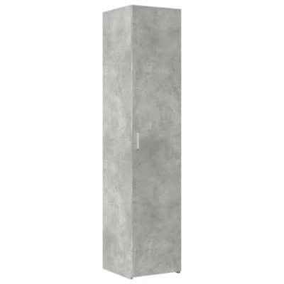 Image de vidaXL Buffet haut gris béton 40x42,5x185 cm bois d&#039;ingénierie3281402