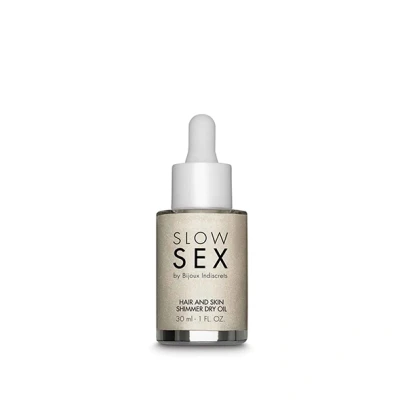 Afbeelding van Bijoux Indiscrets Slow Sex Hair &amp; Skin Shimmer Dry Oil