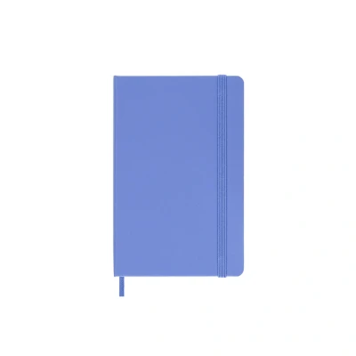 Afbeelding van Notebook Pocket Plain Hard Cover Hydrangea Blue