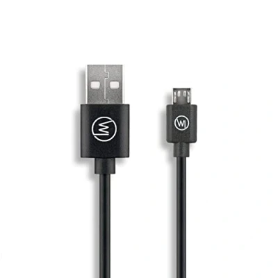Afbeelding van Wicked Chili MicroUSB oplaadkabel compatibel met Amazon Kindle eBook Reader en Fire Tablet Oasis, Paperwhite, Voyager, HD, HDX, Touch, Keyboard DX (100 cm) zwart