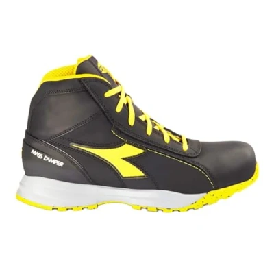 Afbeelding van Utility Diadora Glove Mds Mid S3 Hro Src Mocassin Penny Uniseks, zwart.