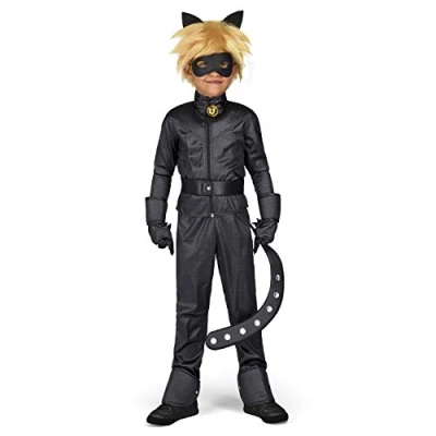 Afbeelding van Kostuums voor Kinderen My Other Me Cat Noir (7 Onderdelen) Maat 12 14 jaar