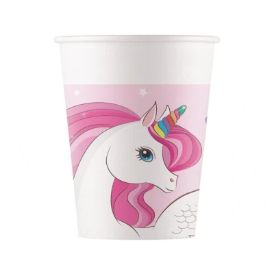 Image de Coupes Unicorn Rainbow Colors 200ml 8 pièces
