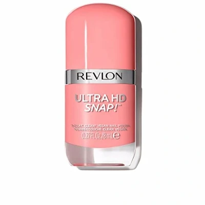 Image de Revlon, Ultra Hd Snap, VernisàOngles 100 pourcentage Vegan, 78 d&#039;Ingrédients d&#039;Origine Naturelle, Formule Intense, Brillante et Fortifiante, N027 Think Pink, 8 Ml