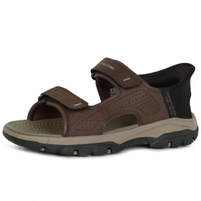 Afbeelding van Skechers Slip ins: Tresmen Reece Sandalen Donkerbruin Maat 48.5