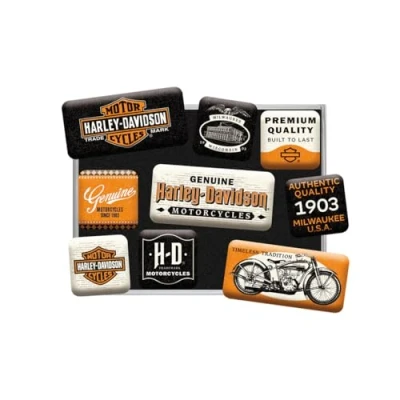 Afbeelding van Magneet Set Harley Davidson