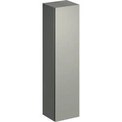Afbeelding van Geberit Xeno2 hoge kast met deur en binnenspiegel, greige 400 x 1700
