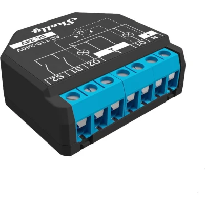 Afbeelding van Shelly Plus 2PM Schakelactor WiFi, Bluetooth