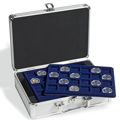 Afbeelding van Leuchtturm Leuchtturm, Koffer, Cargo S 6 geschikt voor: 2 Euromunten in capsules (144 st.) incl. tableaus afm: 407x245x95 mm. per st.