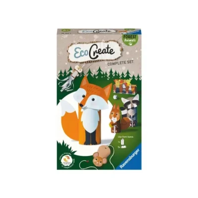 Afbeelding van Ravensburger EcoCreate Mini Forest Animals Hobbypakket Knutselen met oude verpakkingen
