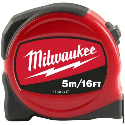 Afbeelding van Milwaukee Flexómetro 5 m / 16 ft x 25 mm metrisch/Imperial (jas van 6) Tape Measure S5 16/25 1 stuk