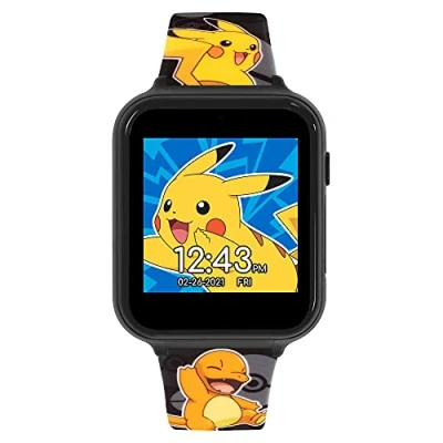 Afbeelding van Pokemon POK4231 Smartwatch voor kinderen, zwart, zwart.