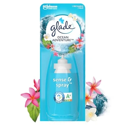 Afbeelding van 1+1 gratis: Glade Sense &amp; Spray Ocean Adventure 18 ml