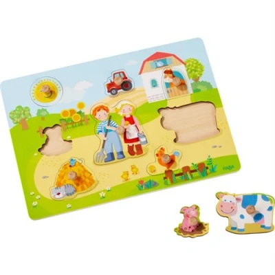 Image de Puzzle en bois Haba A la ferme