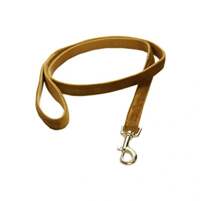 Afbeelding van Kentucky Hondenriem Velvet Mosterd 2m L
