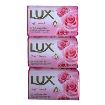 Afbeelding van LUX Soft Touch Bar Soap 12 x 80 g